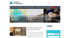 Desktop Screenshot of derechoenzapatillas.org